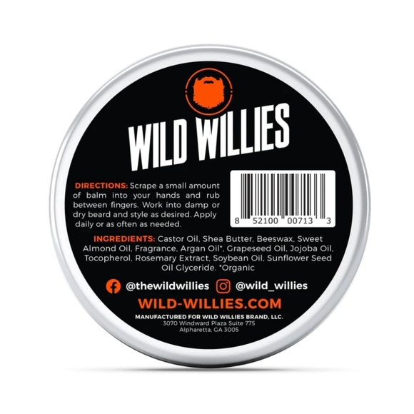 WILD WILLIES The Pacesetter BOUBON CEDAR Premium Beard Kit NEW - Picture 8 of 9